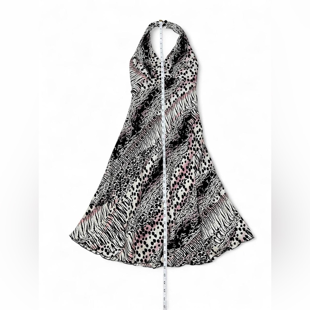 Betsey Johnson Black and Pink One-Shoulder Animal Print Dress - Picture 8 of 8